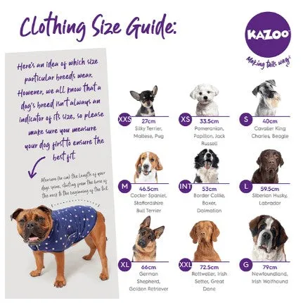 Kazoo Snuggie Dog Jumper Starbright 46cm