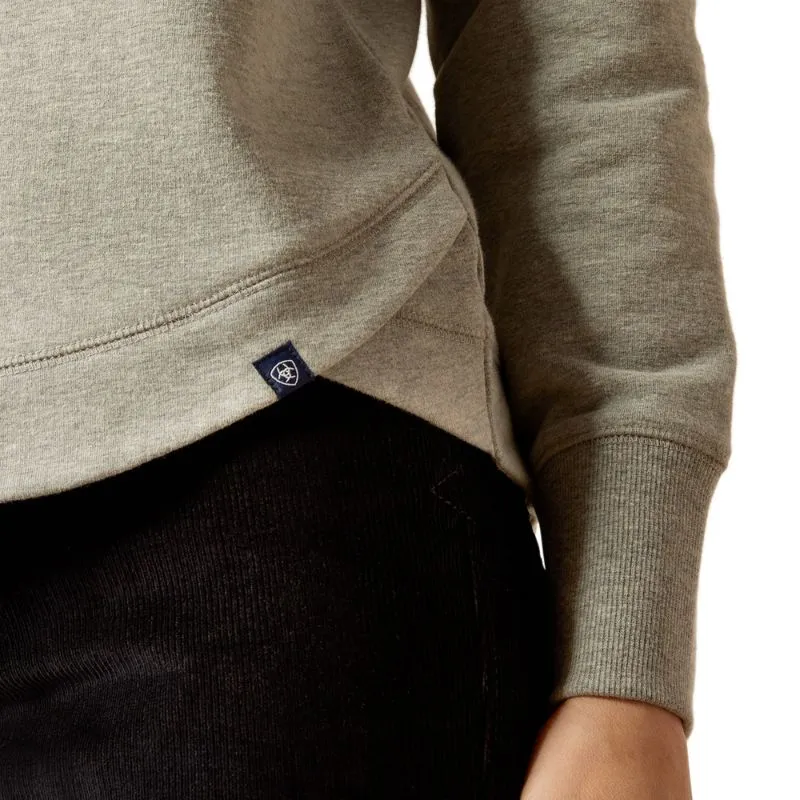 Ladies Benicia Sweatshirt in Heather Grey