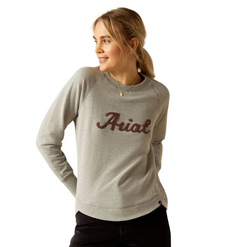 Ladies Benicia Sweatshirt in Heather Grey