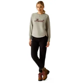 Ladies Benicia Sweatshirt in Heather Grey