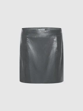 Leather Straight Skirts