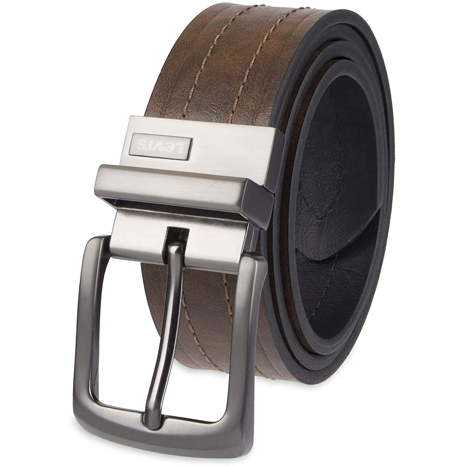 Levi's Men's Reversible Casual Jeans Belt | Brown/Black