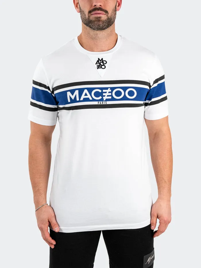 Maceoo Stretch Tshirts | Tee Iconborder White