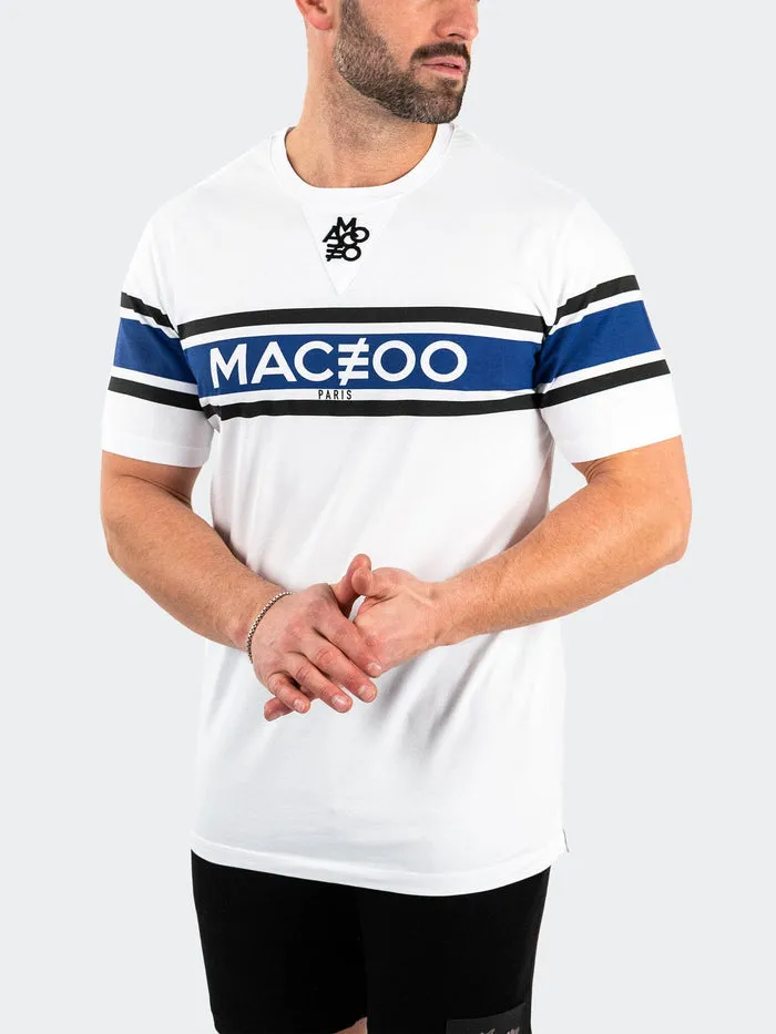 Maceoo Stretch Tshirts | Tee Iconborder White