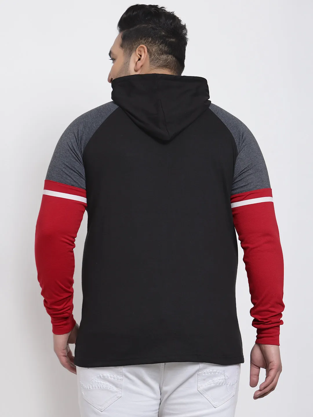 Men Multicolored Plus Size Printed Sweatshirt