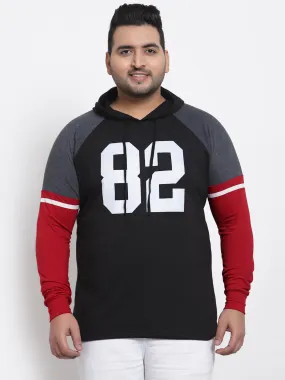 Men Multicolored Plus Size Printed Sweatshirt