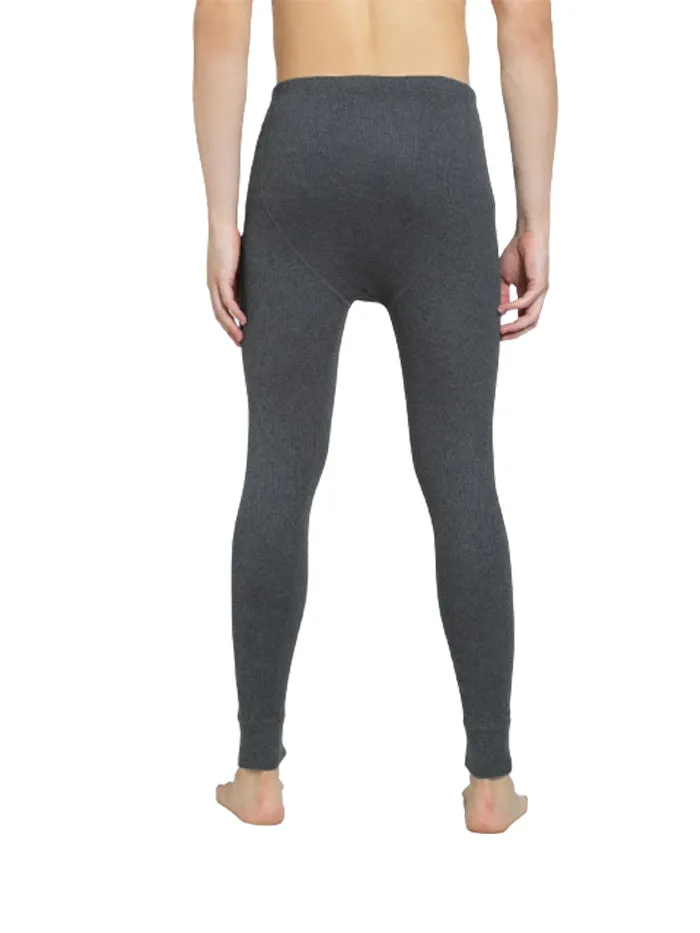 Men's Charcoal Melange Thermal Long John