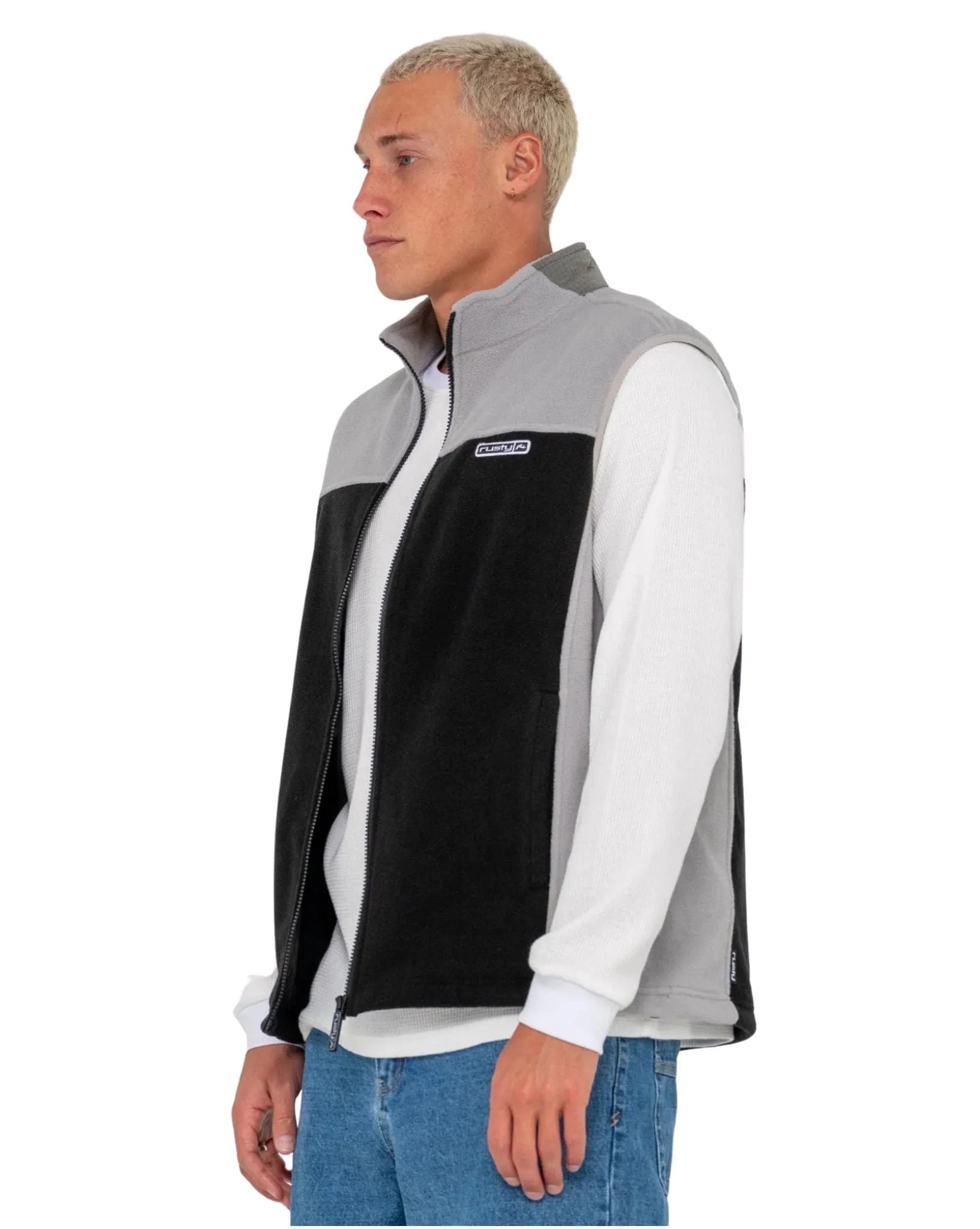 Mens On The Run Tech Fleece Vest