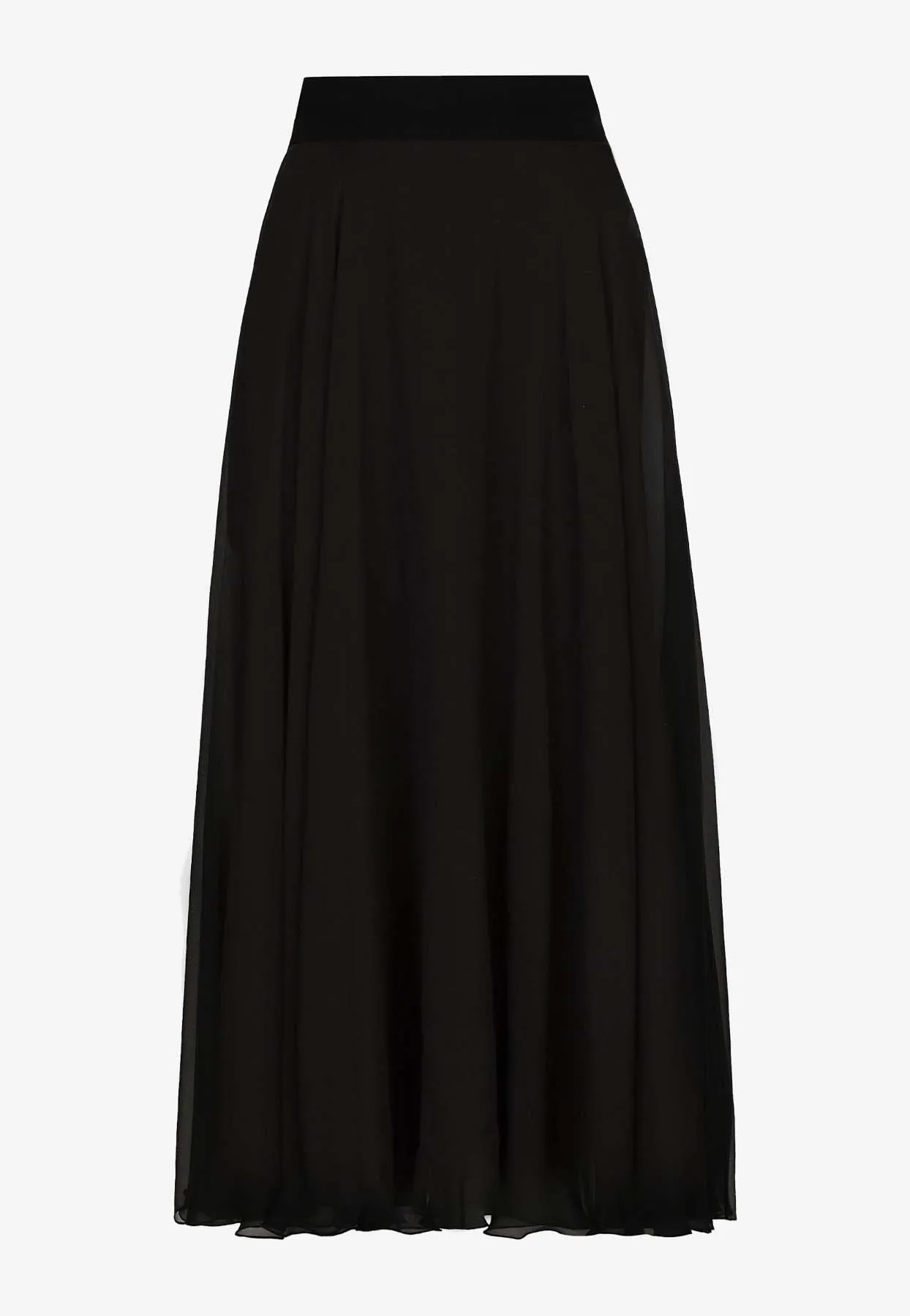 Midi Chiffon Skirt