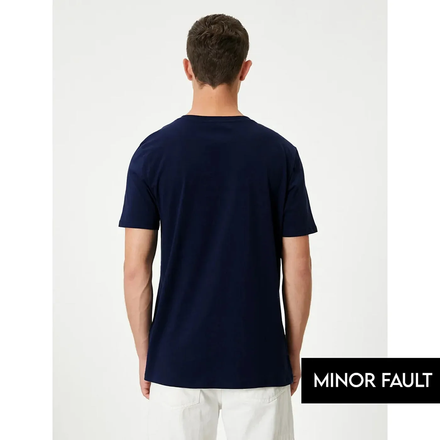 (Minor Fault) Blue Slim Fit Tshirt