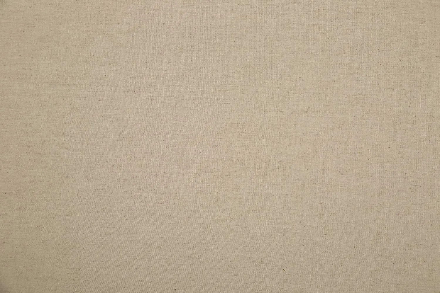 Natural Beige Plain Cotton Linen Twill Fabric
