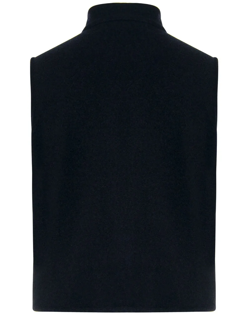 Navy Velour Vest