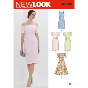 Newlook Pattern N6615 Misses' Dresses