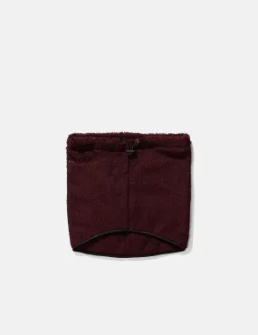 Norse Projects Fleece Neck Warmer - Mulberry Red