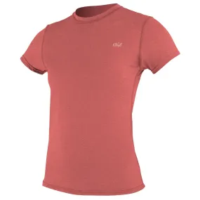 O'Neill Womens Premium Skins S/S Rash Vest - Tea Rose