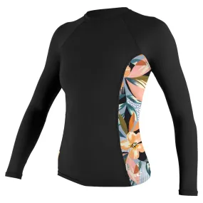 O'Neill Womens Sideprint L/S Rash Vest