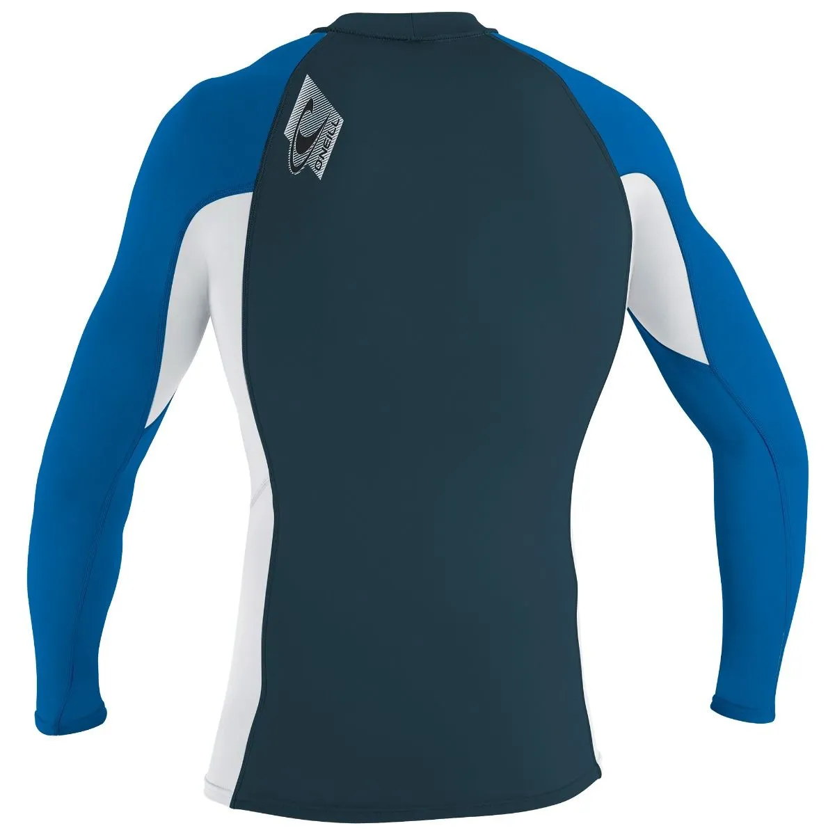 O'Neill Youth Premium Skins L/S Rash Vest - Cadet Blue/White/Ocean