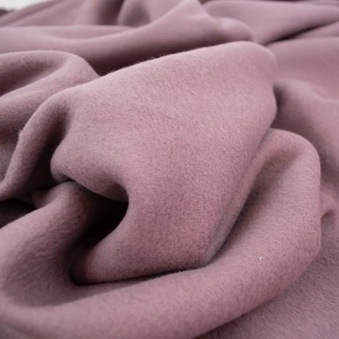 Organic Cotton Fleece - Dusty Berry