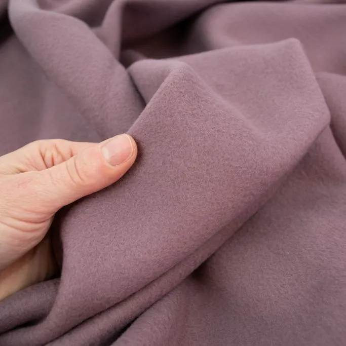 Organic Cotton Fleece - Dusty Berry