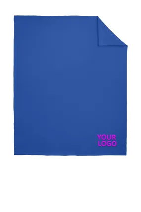 Port & Company Core Fleece Branded Blankets, Royal