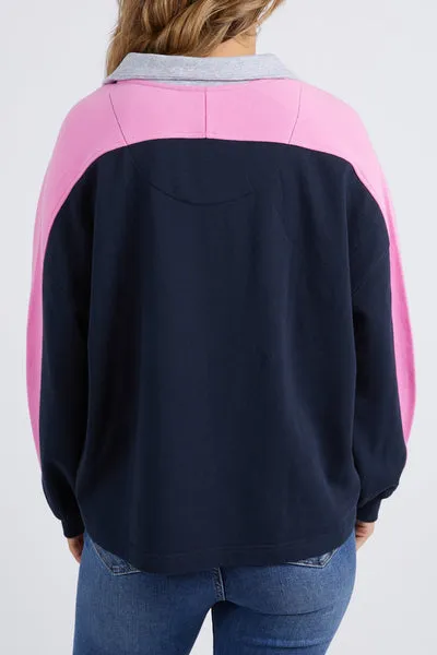 REBEL ZIP NECK FLEECE