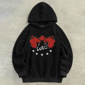 Retro Street Hip Hop Fleece Hoodie