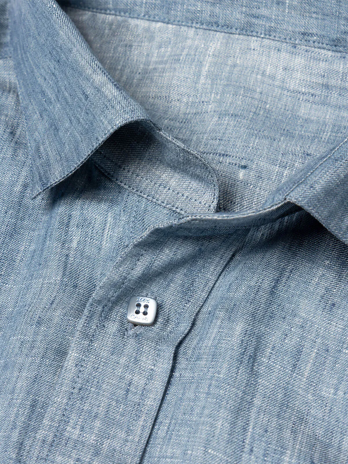 Reversible linen shirt Man