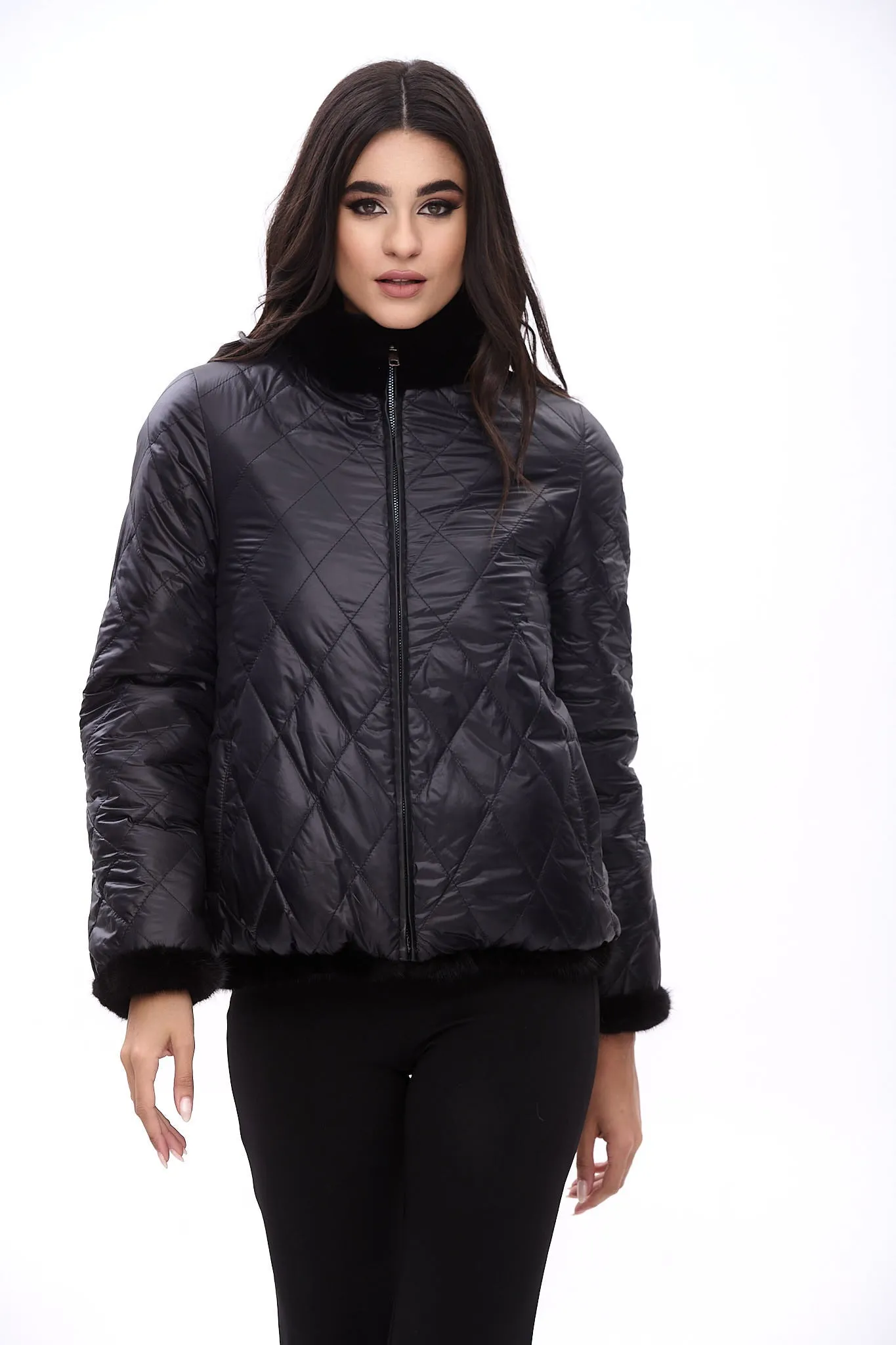 Reversible rhombus jacket