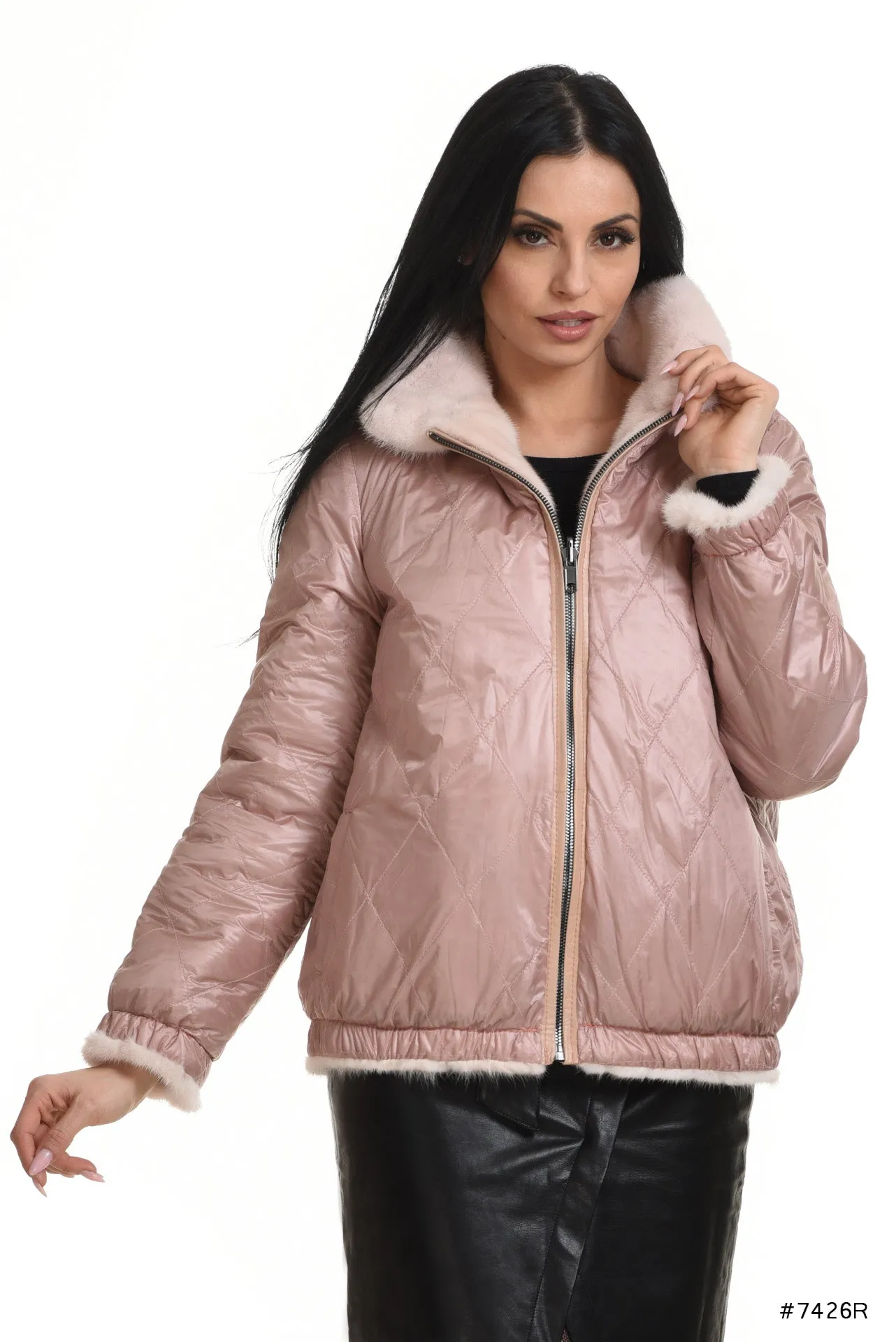Reversible rhombus jacket