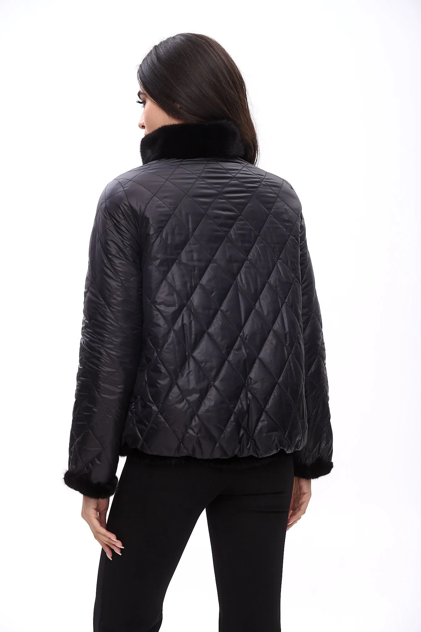Reversible rhombus jacket