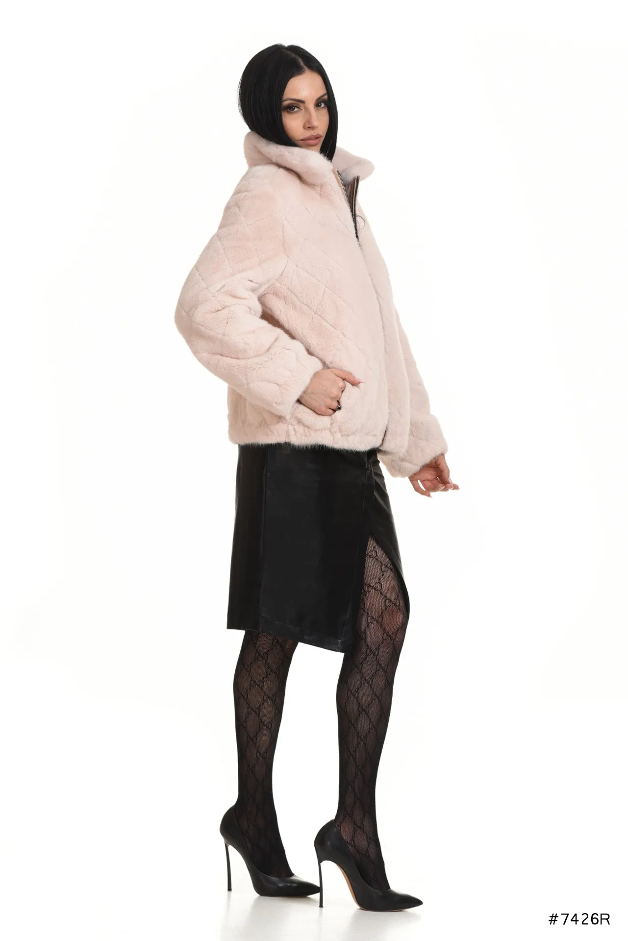 Reversible rhombus jacket