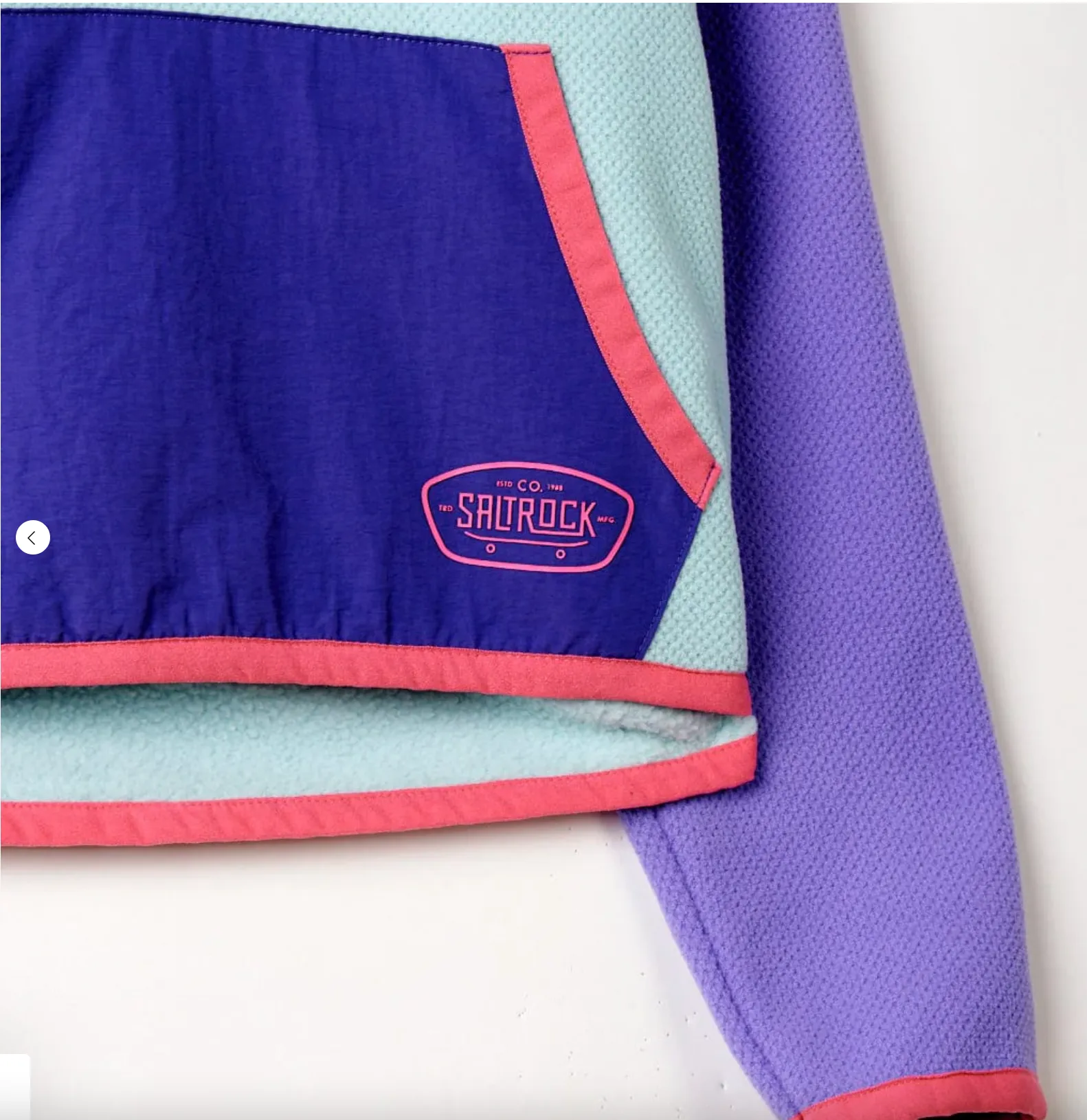 Saltrock Ella - Girls 1/4 Neck Fleece - Purple