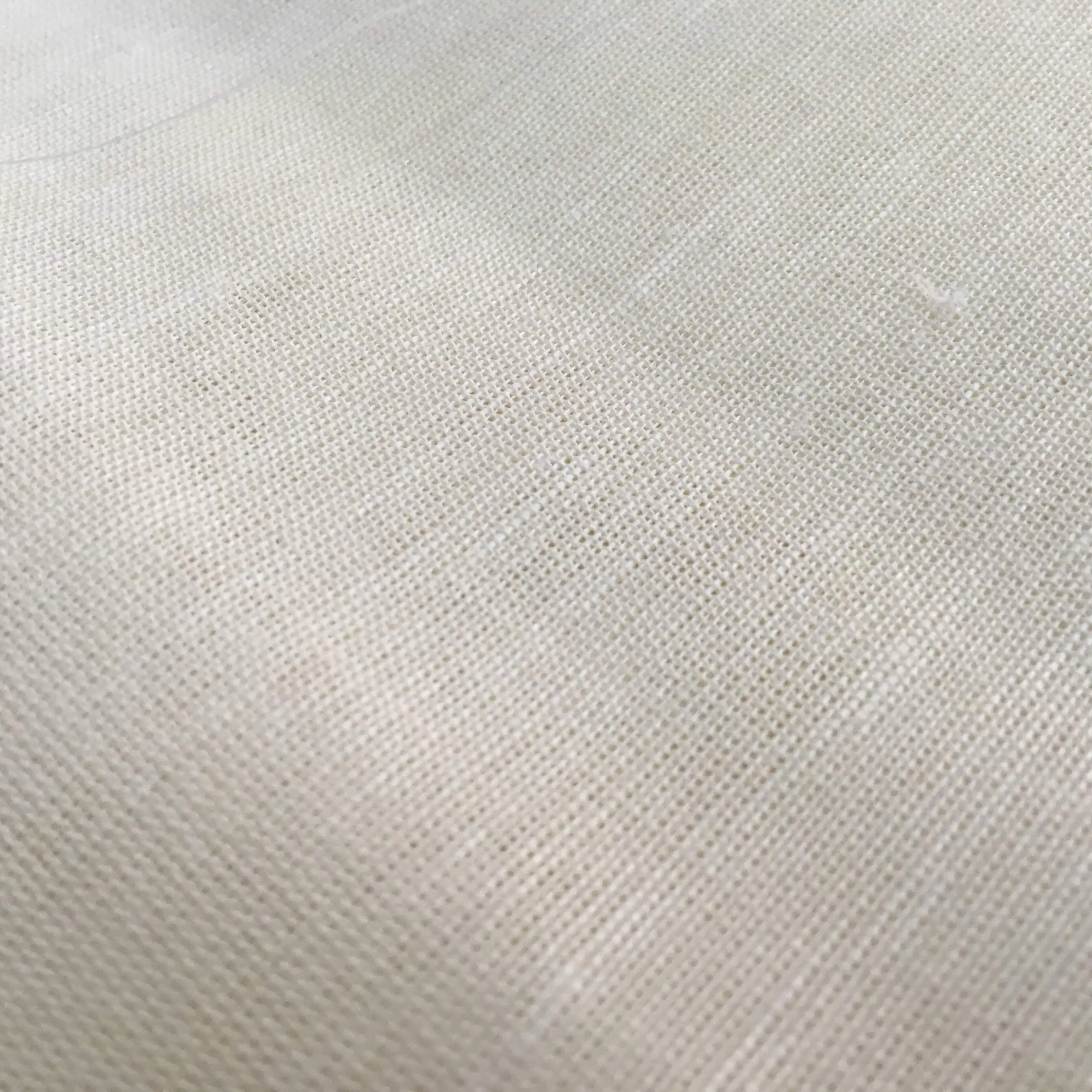 Solid Color Off White Linen Fabric By Yard