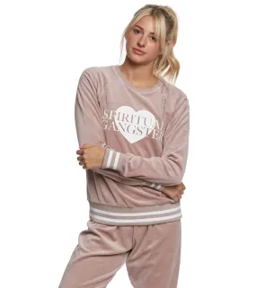 Spiritual Gangster SG Love Velour Old School Pullover