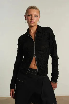 TARGET ZIP UP TOP