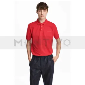 Ted Lapidus Red Slim Fit Polo