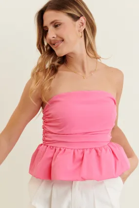 THE BALLOON RUFFLED BUSTIER