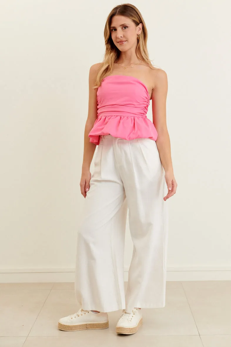 THE BALLOON RUFFLED BUSTIER