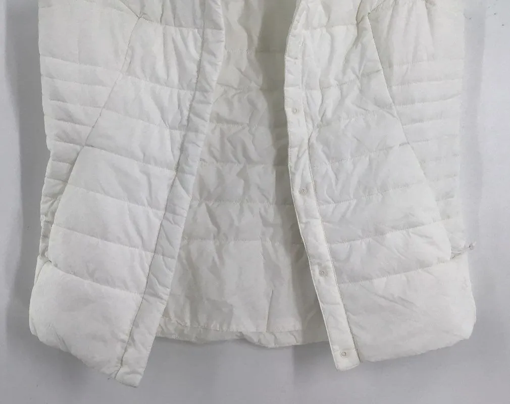 The North Face Women's White Puffer Vest - Size Medium