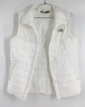 The North Face Women's White Puffer Vest - Size Medium