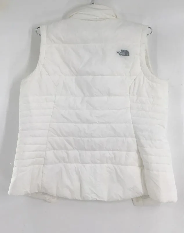 The North Face Women's White Puffer Vest - Size Medium