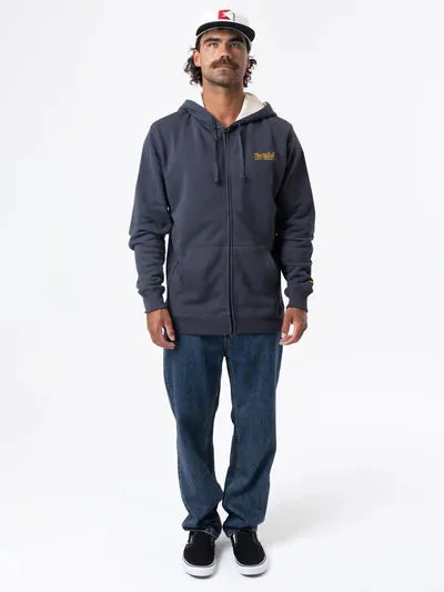 THRILLS - Union Zip Hoodie - Dark Charcoal