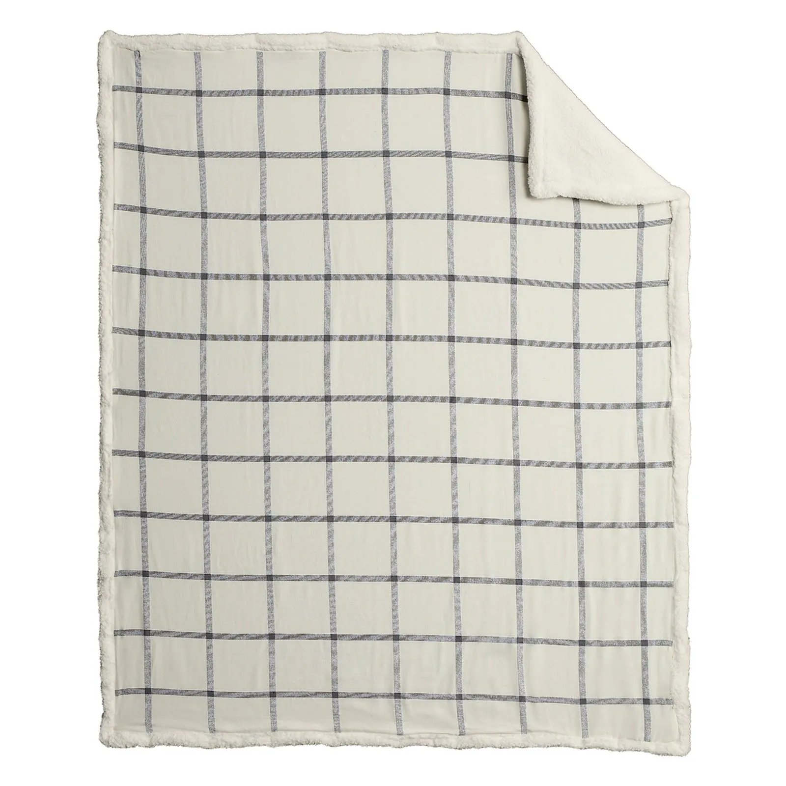 Troy Sting Port Authority ® Flannel Sherpa Blanket Embroidery