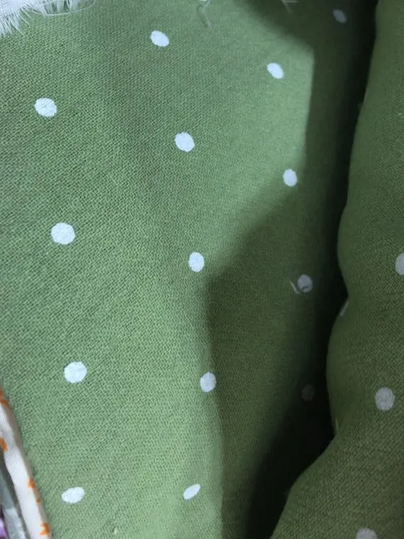 Vintage Cottage Home Garden Double Pockets Polka Dot Apron Pinafore Dress
