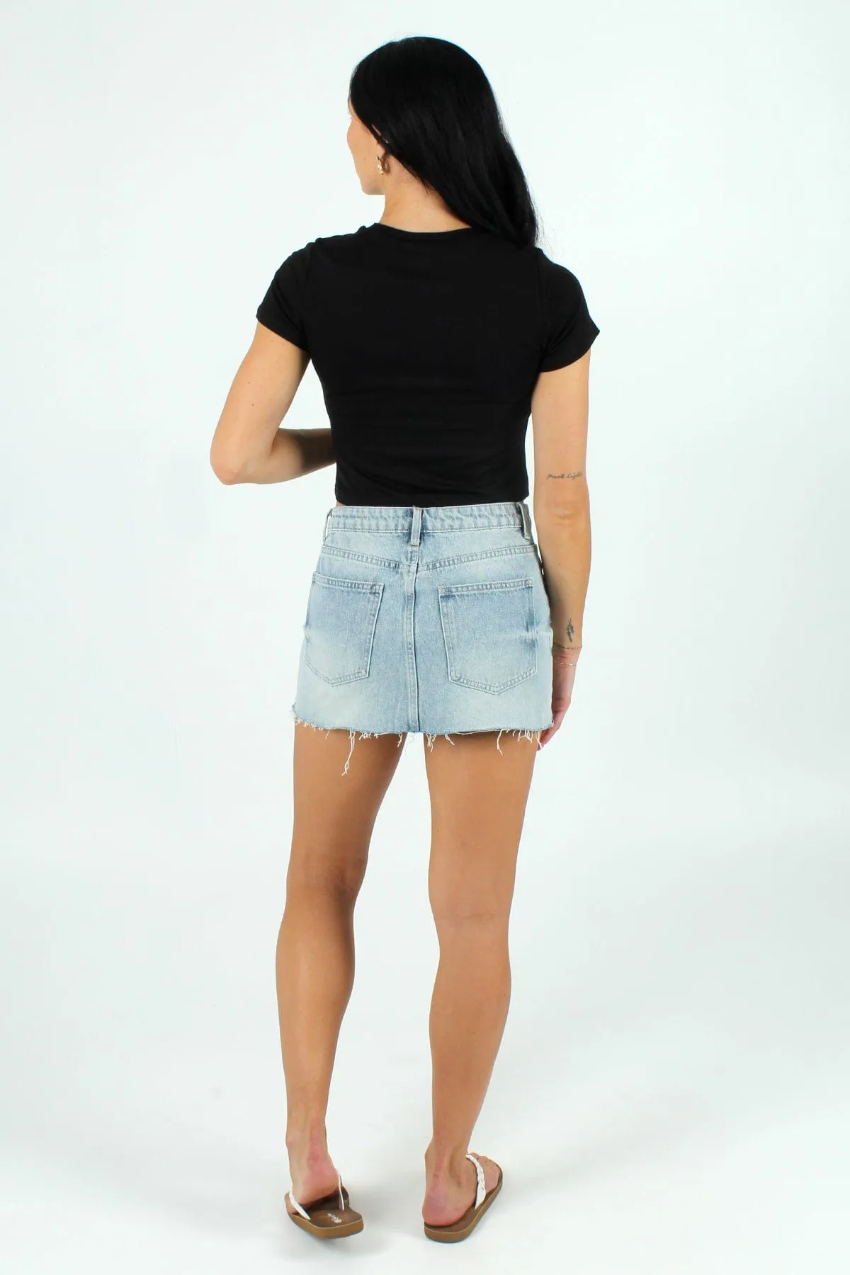 Vivian Denim Mini Skirt