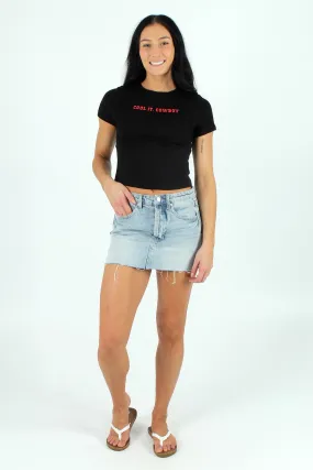 Vivian Denim Mini Skirt