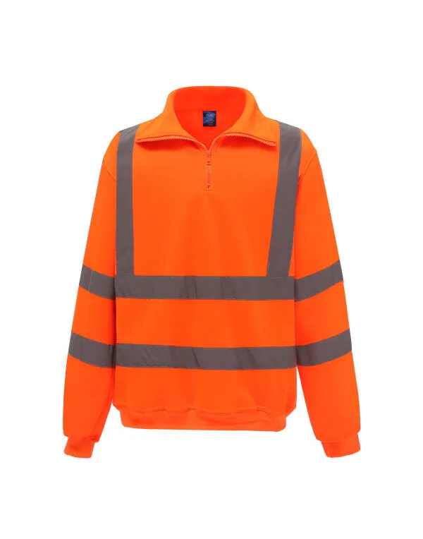 YOKO Hi-Vis 1/4 Zip Sweatshirt