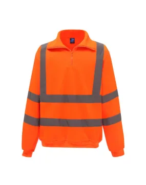 YOKO Hi-Vis 1/4 Zip Sweatshirt