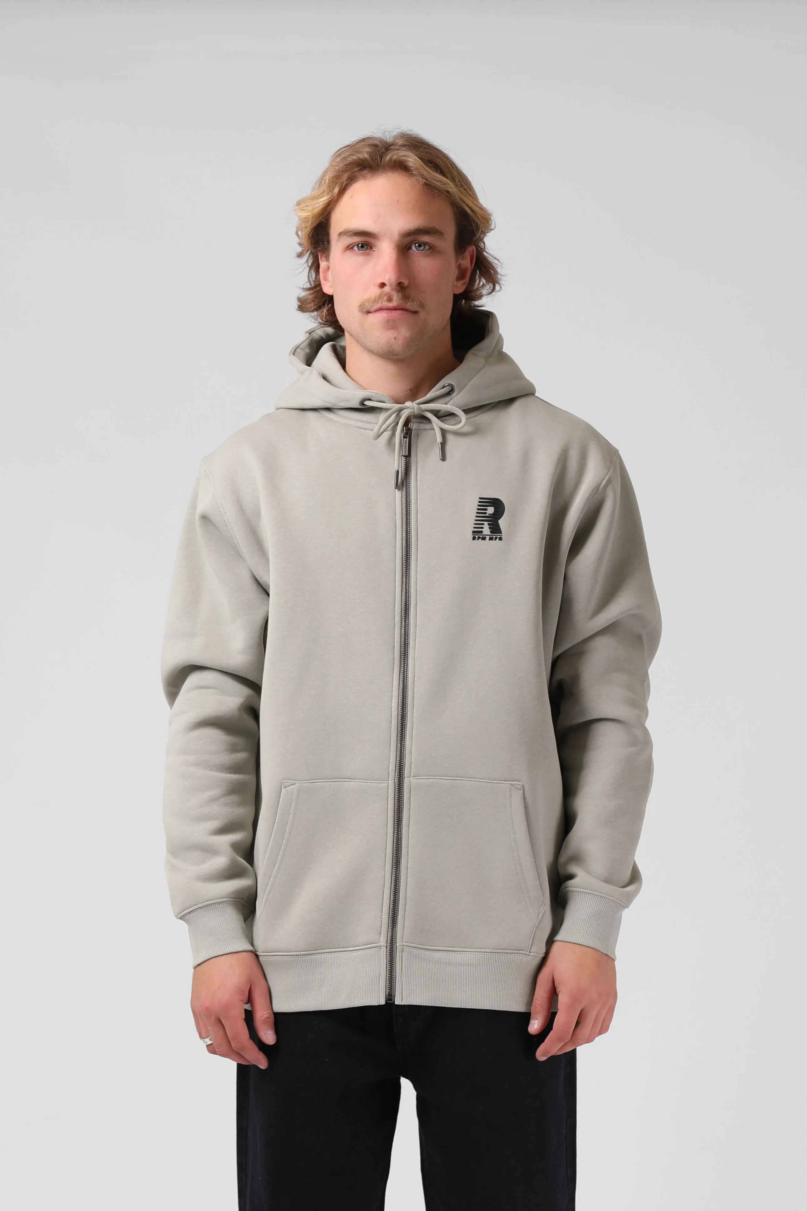 Zip Hood - Abbey Stone