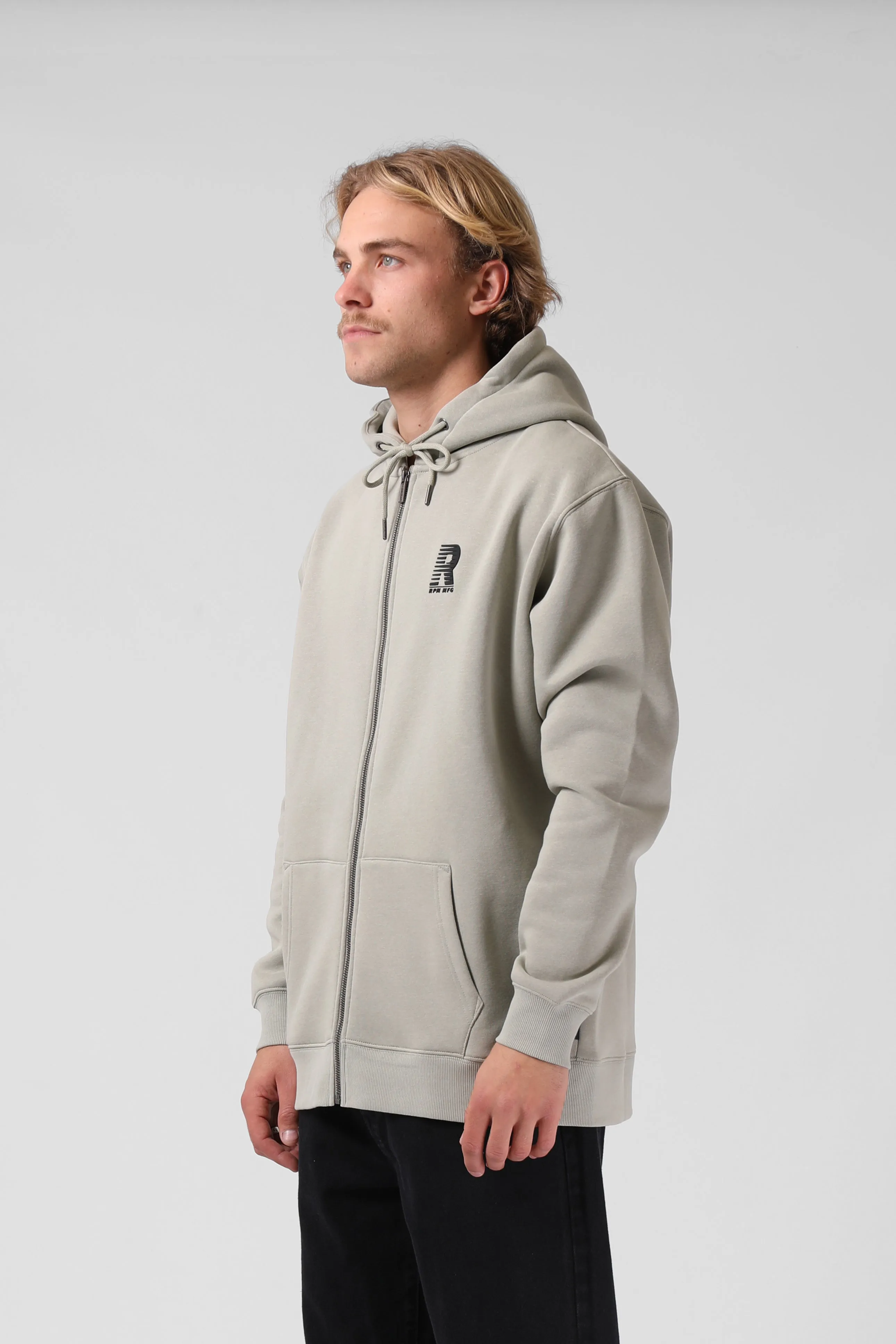 Zip Hood - Abbey Stone